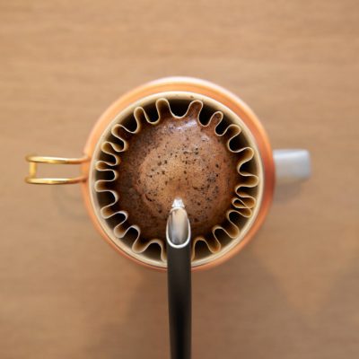 ドリップ　中心を狙う