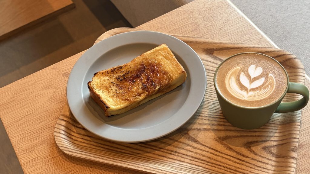 武蔵小山店のモーニングセット・厚切りフレンチトースト